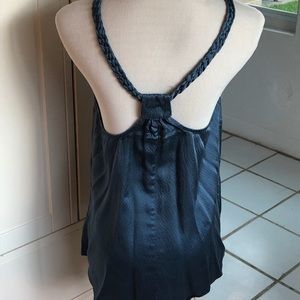 7 for Mankind NWOT -Silk blouse-Blue